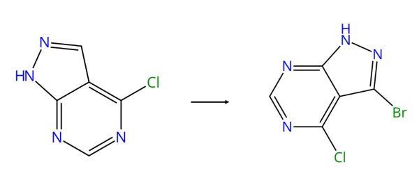 3-溴-4-氯-1H-吡唑啉并嘧啶的合成及下游产物